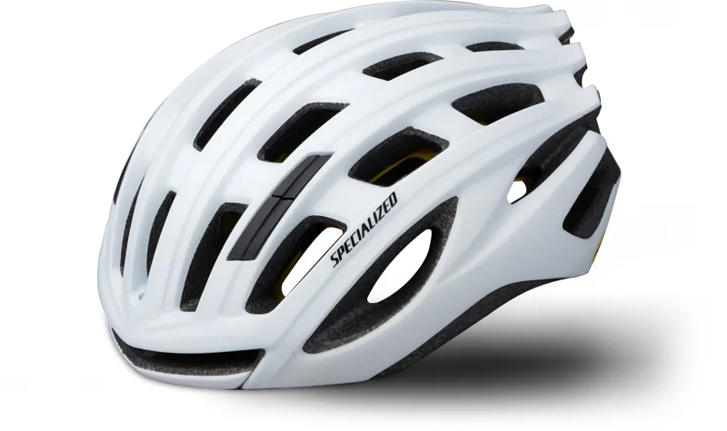 Specialized Propero III with ANGI Sensor Cycling Helmet in White