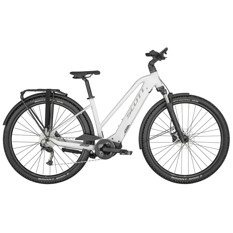 Scott Sub Cross eRIDE 20 EQ Womens Electric Hybrid Bikes in White