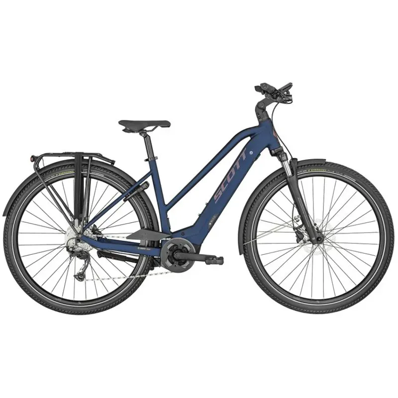 Scott Sub Tour eRIDE 20 Women's Electric Touring Bike in Blue