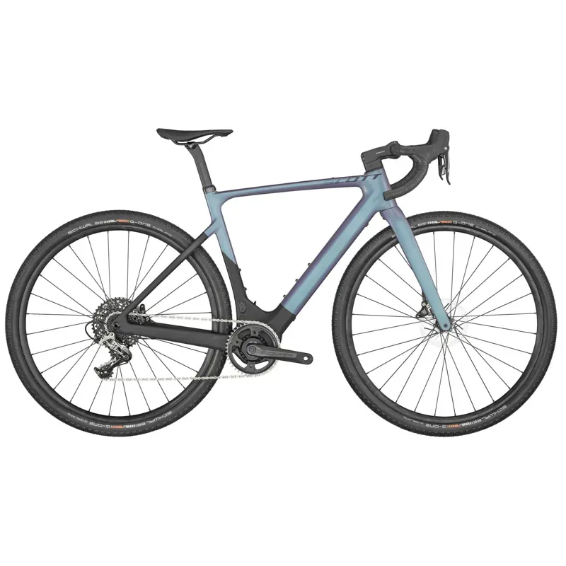 Scott Contessa.Solace eRIDE15 Womens Electric Gravel Bike in Blue