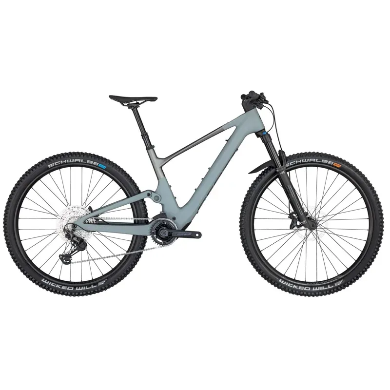 Scott Lumen eRide 910 Electric Mountain Bike in Grey/Green