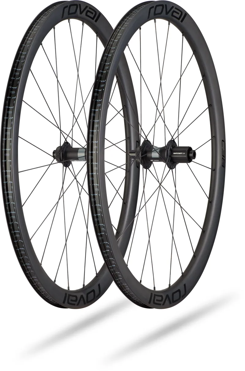 Specialized Roval Rapide C38 700C Carbon Road Wheelset in Black