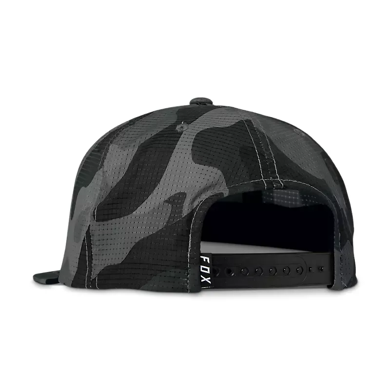 Fox Vzns Camo Tech Snapback Hat in Black Camouflage-1