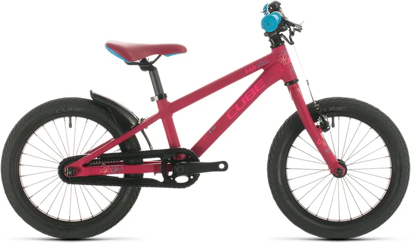 pink childs bike
