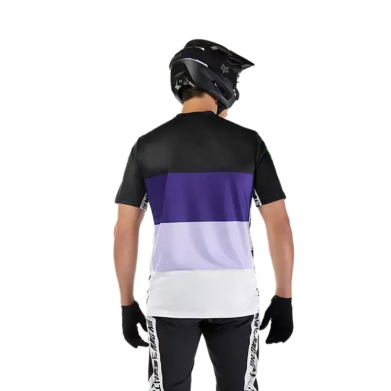 Fox Ranger Grid Short Sleeve Jersey in Black-3
