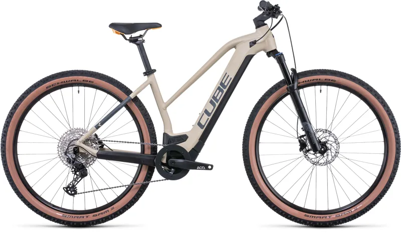 2022 Cube Reaction Hybrid Pro 500 Electric Mountain Bike in Brown