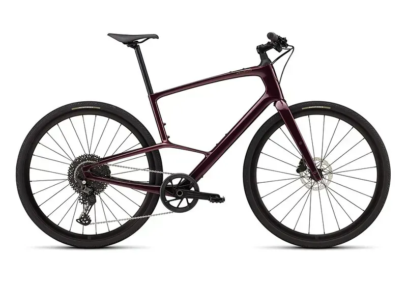 Specialized Sirrus X 5.0 Hybrid Bike in Bordeaux/Burnt Gold Frost-1