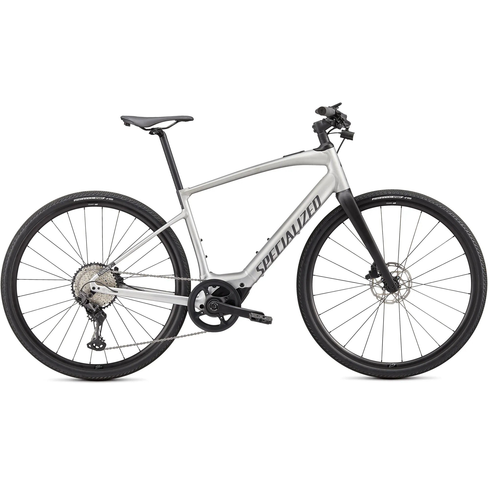 SPECIALIZED TURBO VADO SL ELECTRIC HYBRID BIKE IN ALUMINUM/BLACK