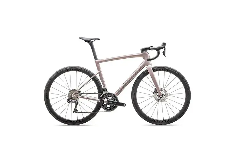 Specialized Tarmac SL8 Expert - Ultegra Di2 Road Race Bike In Satin Champagne/Black Pearl
