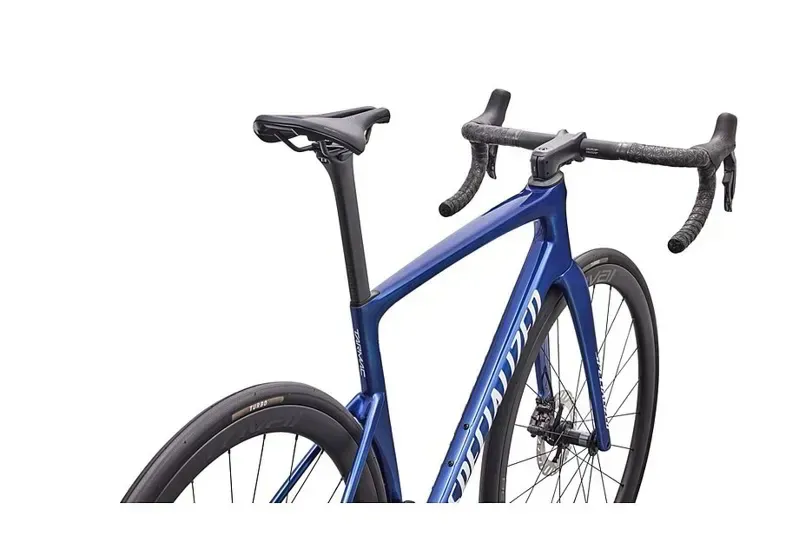 Specialized Tarmac SL9 Expert Shim. Ult. Di2 Road Bike in Blue/White-10