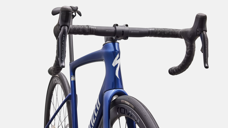Specialized Tarmac SL9 Expert Shim. Ult. Di2 Road Bike in Blue/White-7