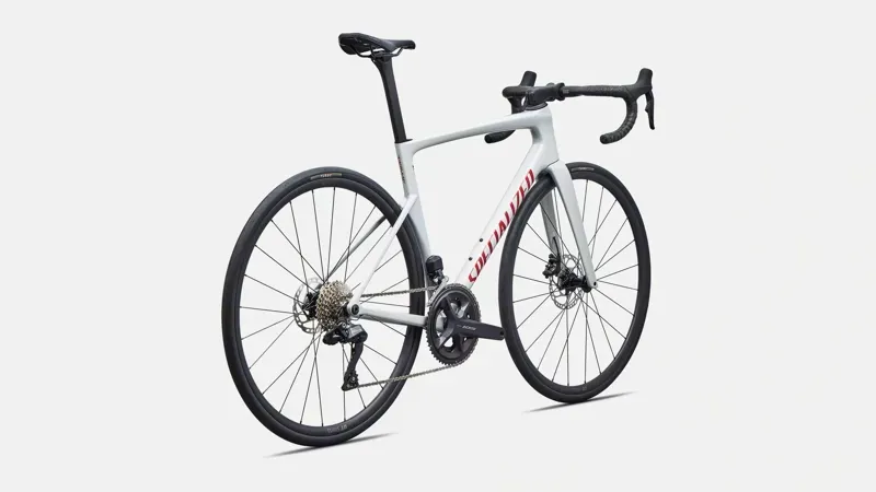 Specialized Tarmac SL9 Comp Shim105 Di2 Road Bike in Dolomite/Cayenne-2