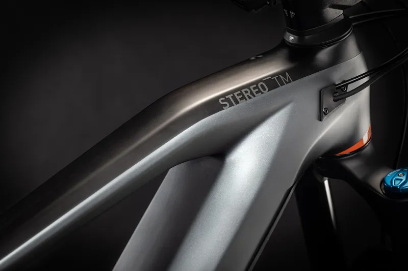 2021 Cube Stereo Hybrid 160 HPC TM 625 27.5 Electric Bike in Grey-5