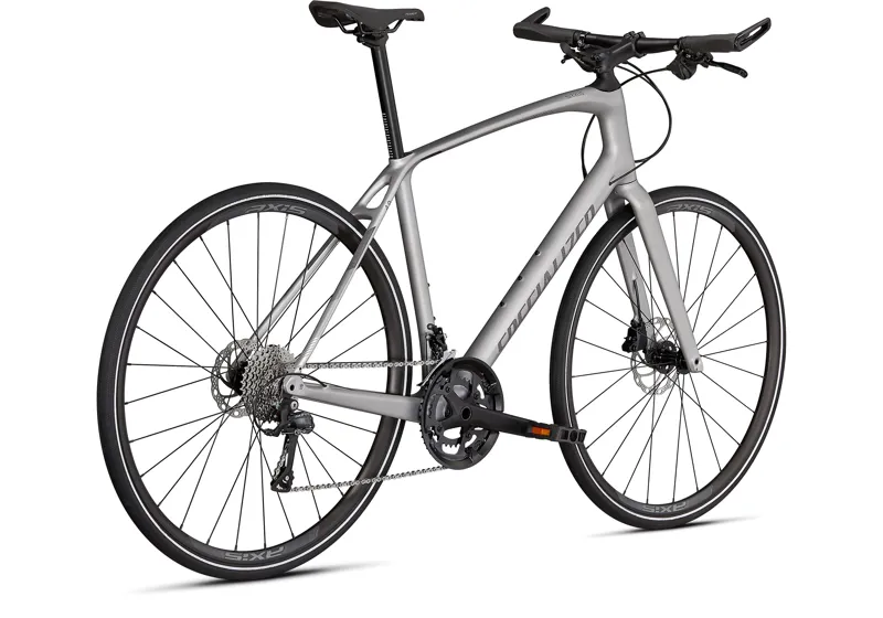2021 Specialized Sirrus 4.0 Carbon Hybrid Bike in Silver