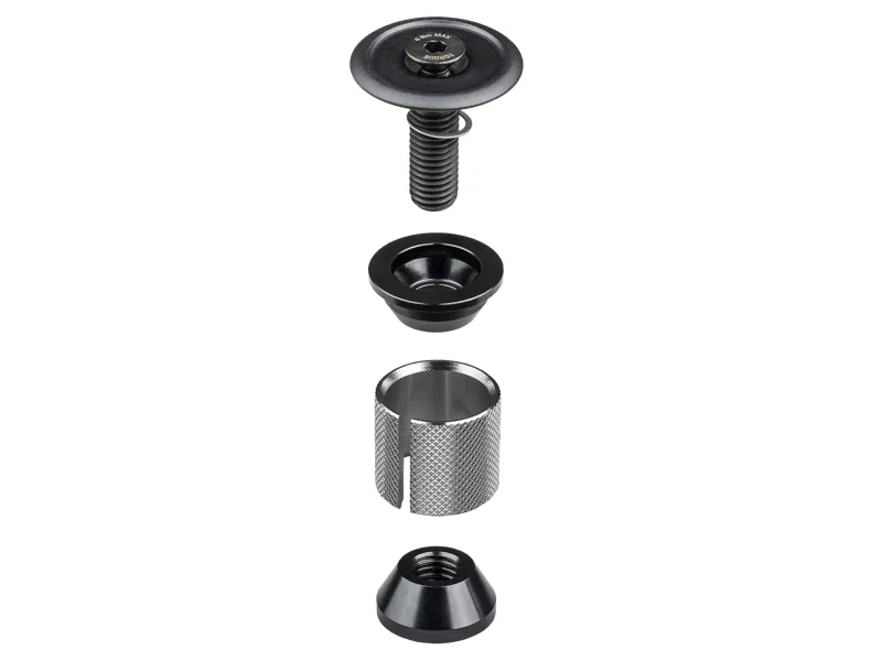 Trek 2018 1-1/8-inch Headset Top Cap Expander in Black-1