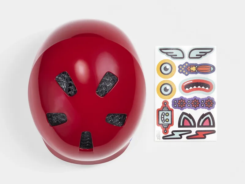 Bontrager Youth 50-55cm Jet WaveCel Helmet In Red-1