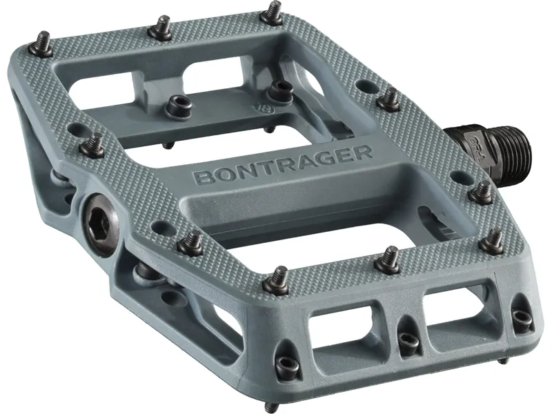 Bontrager Line Elite Flat Mountain Bike Pedals in Blue