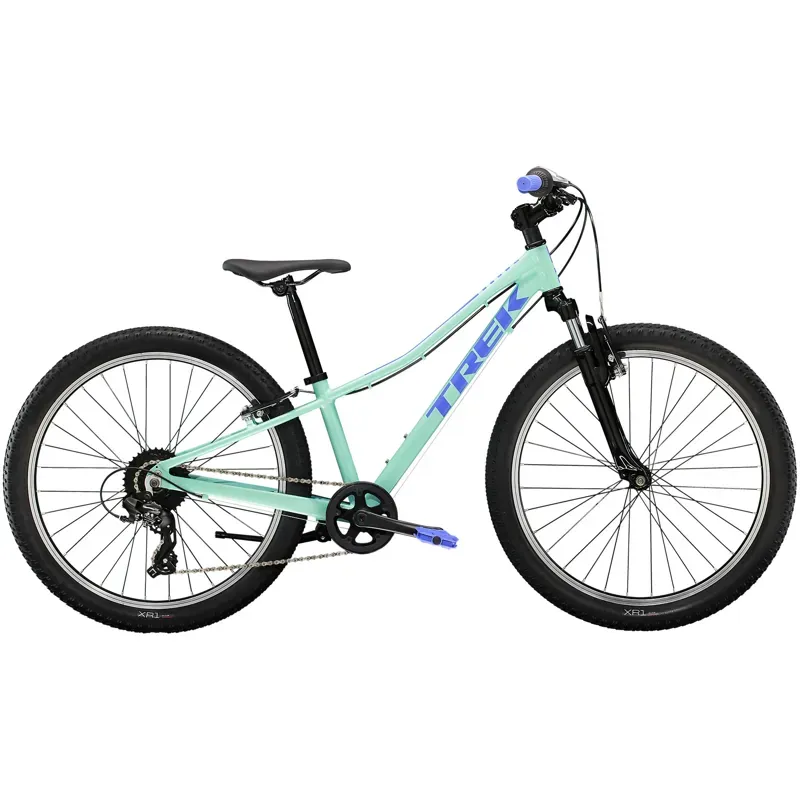 Trek Precaliber 24 8-Speed Suspension Kids Hybrid Bike in Aloha Green