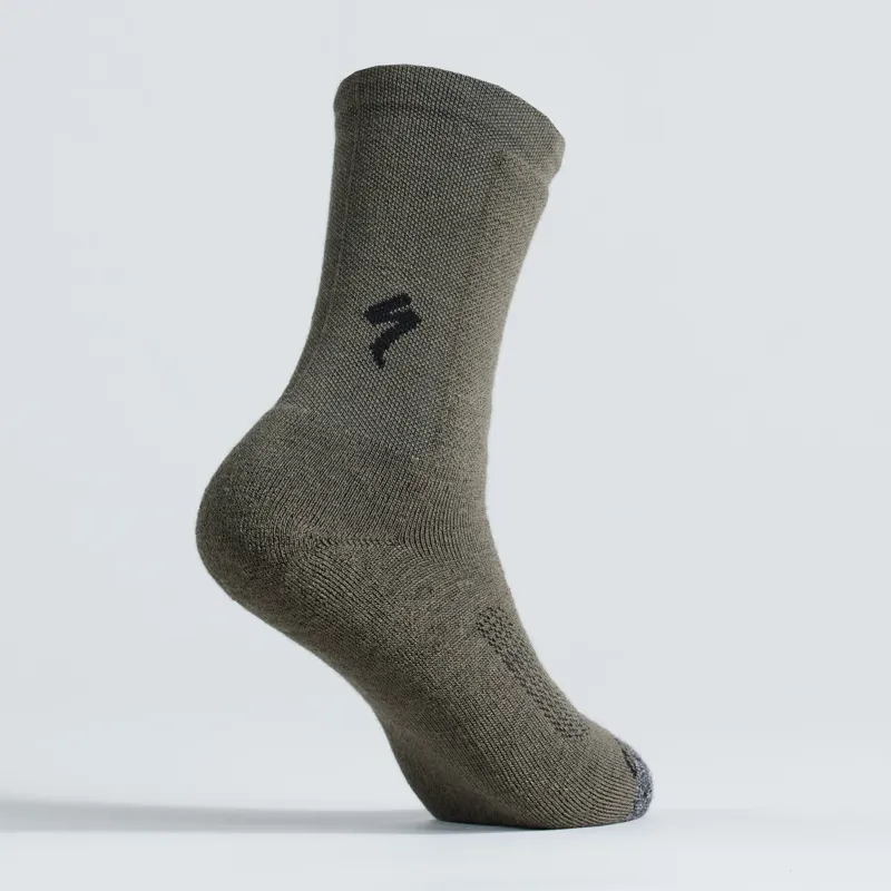 Specialized Merino Deep Winter Tall Socks in Green
