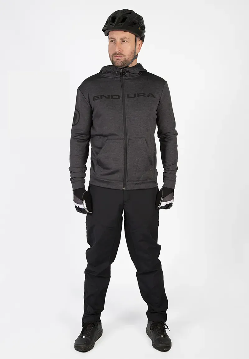 Endura Hummvee Hoodie in Black-2