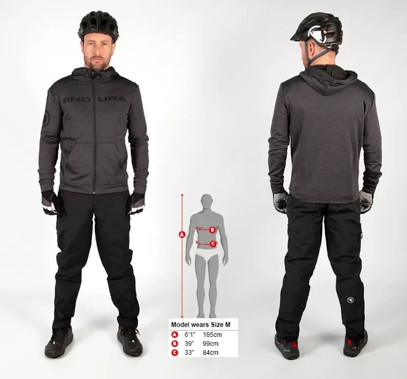 Endura Hummvee Hoodie in Black-1