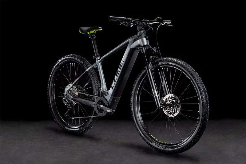 2022 Cube Reaction Hybrid Pro 625 Electric Mountain Bike in Grey-5