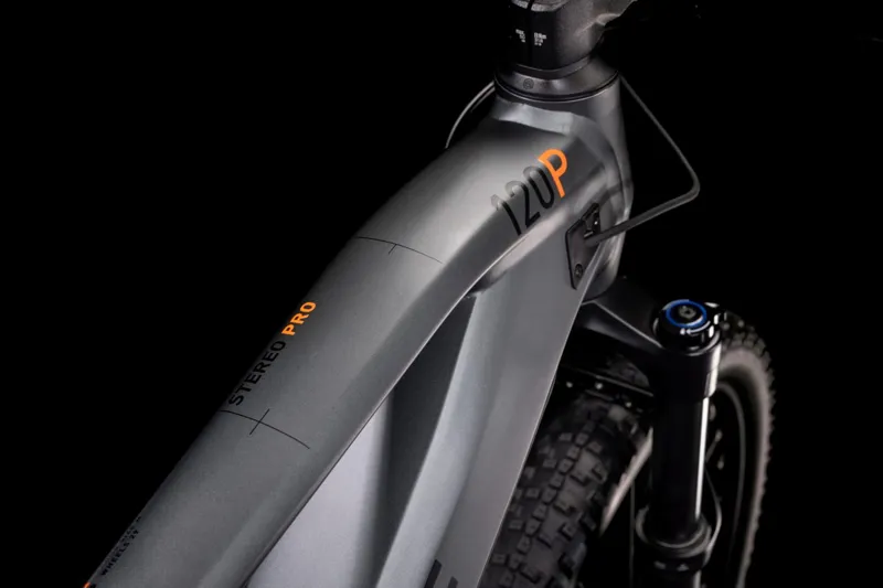 2022 Cube Stereo Hybrid 120 Pro 625 Electric Mountain Bike in Grey-5