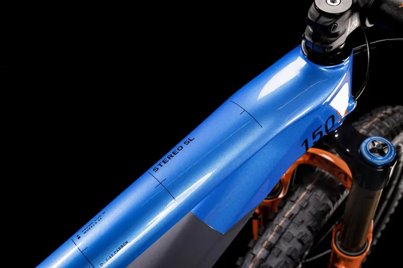 2022 Cube Stereo 150 c:62 SL 29 Actionteam Mountain Bike in Blue-6