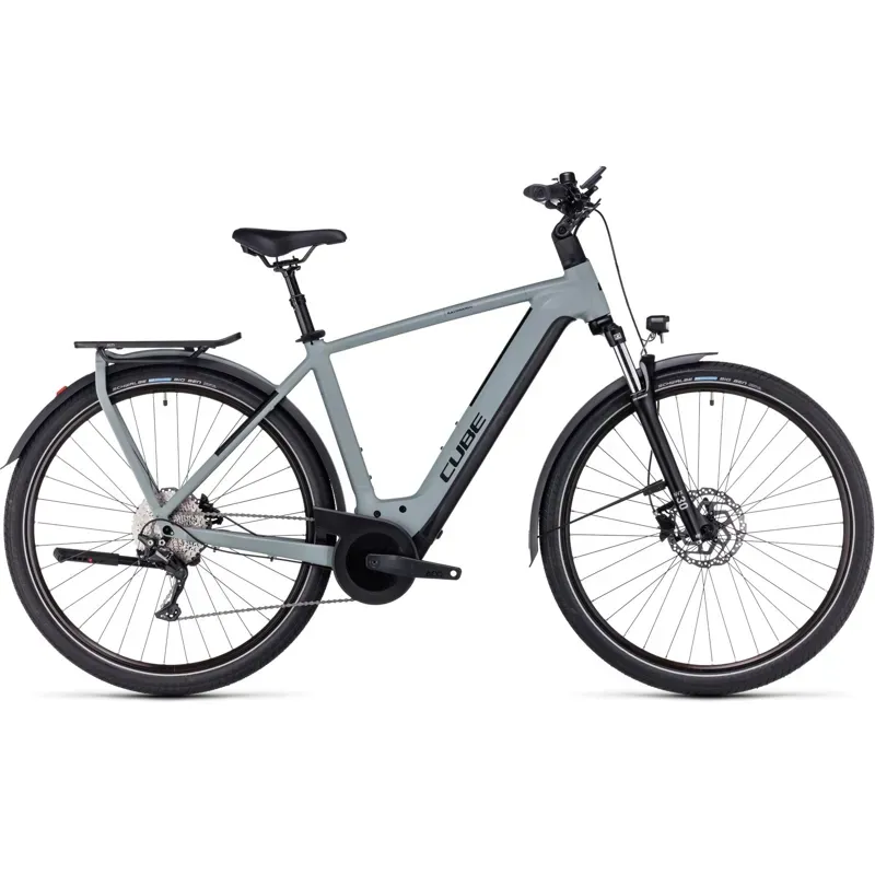 Cube Kathmandu Hybrid One 750 Trekking eBike in Swamp Grey