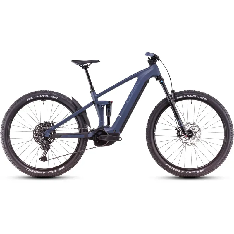 Cube Stereo Hybrid One44 Pro eMountain Bike in Ink Grey/Black