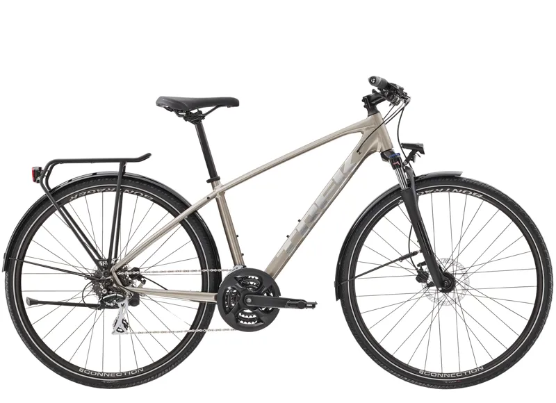 Trek Dual Sport 2 Equipped Hybrid Bike in Silver