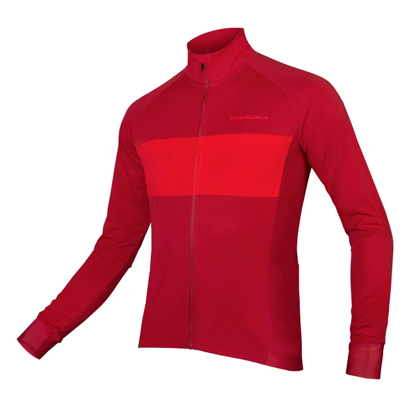 Endura FS260 Pro Jetstream II Long Sleeve Jersey in Red