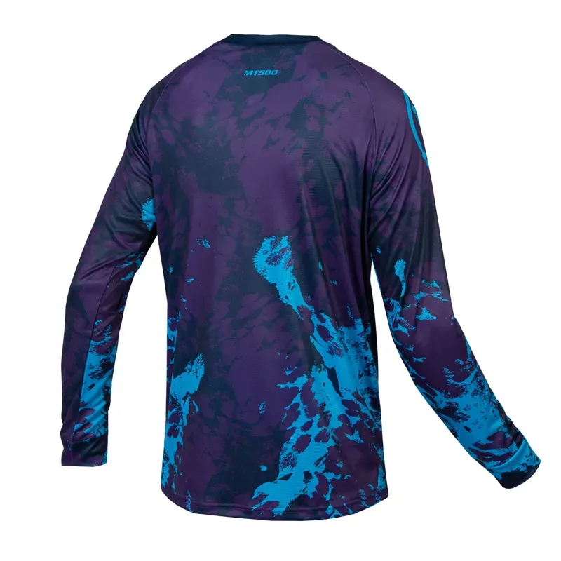 Endura MT500 Animo Long Sleeve Jersey in Purple-1