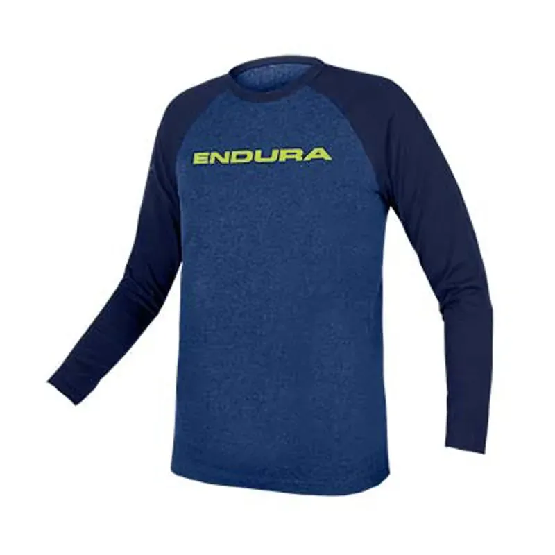Endura Kid's One Clan Raglan L/S Shirt in Blue