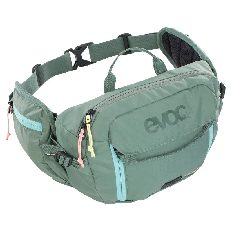 Evoc 3 Litre + 1.5 Litre Hip Pack Hydration Pack In Green