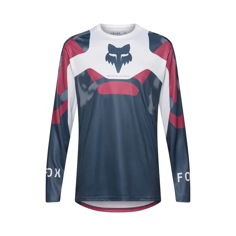 Fox Ranger Tactile Long Sleeve Jersey in White