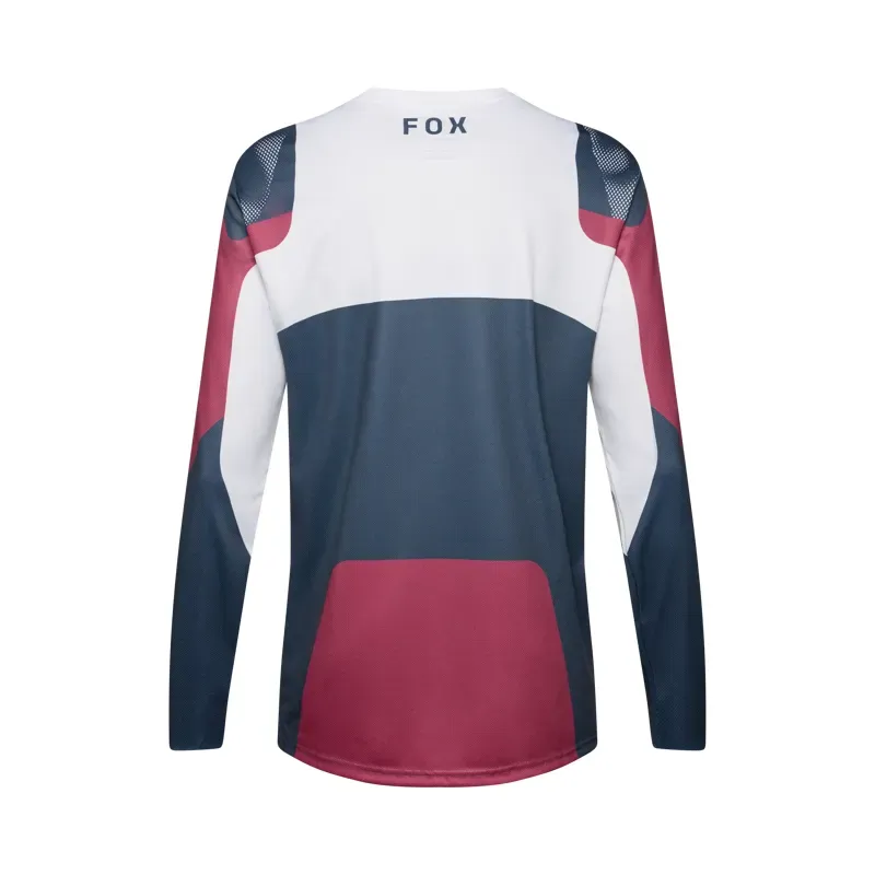 Fox Ranger Tactile Long Sleeve Jersey in White-1