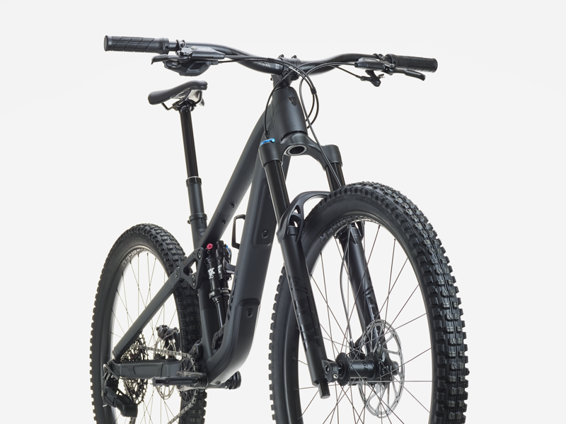 Trek Fuel EX 8 Mountain Bike in Lithium Grey/Trek Black Splatter-3