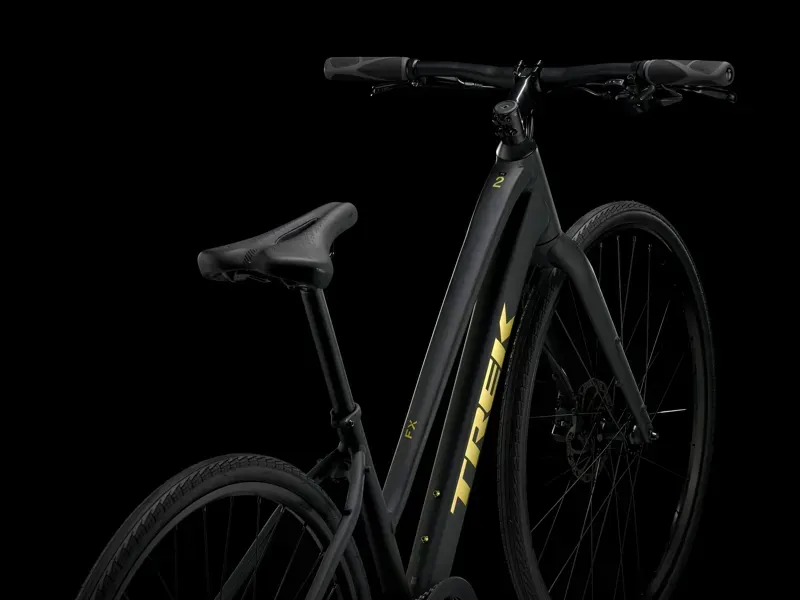 Trek FX 2 Hybrid Bike in Matte Trek Black-2