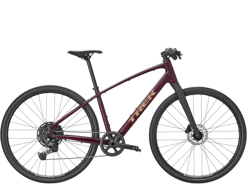 Trek FX Sport AL 3 Hybrid Bike in Cobra Blood