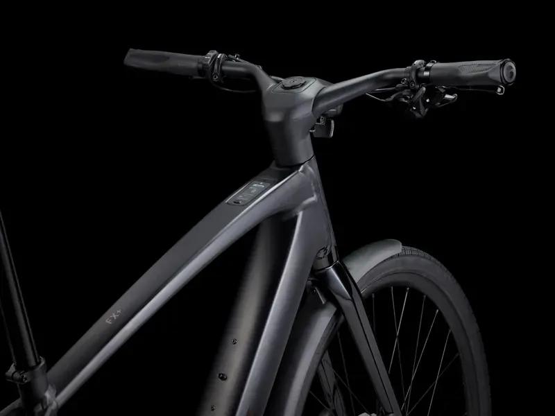 Trek FX+ 7 SO E-Hybrid Bike in Dark Star Matte-2