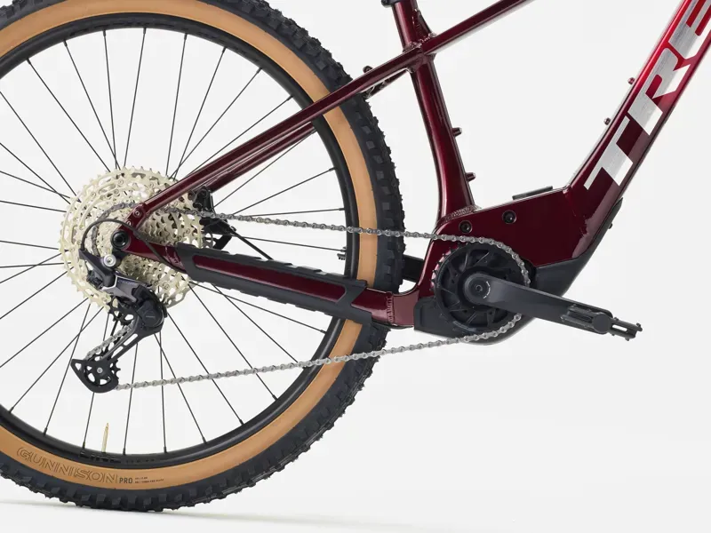 Trek Marlin+ 8 E-Mountain Bike in Fury Red/Lithium Fade-5