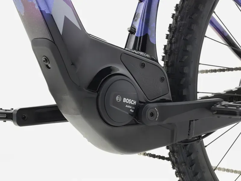 Trek Marlin+ 8 E-Mountain Bike in Purple Flip/Black Fade-4