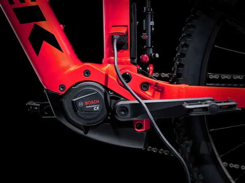 Trek Powerfly FS 4 Gen 3 eMountain Bike in Lava/Trek Black-2