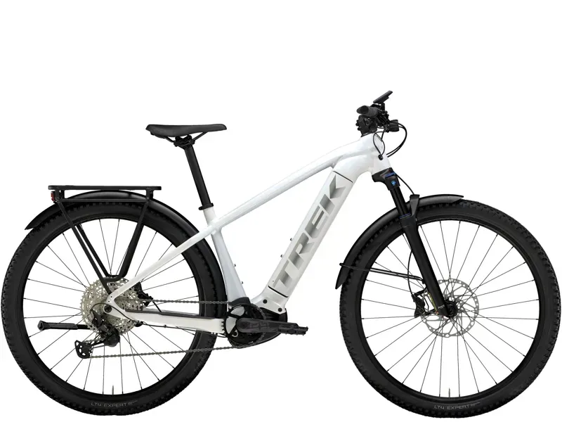 Trek Powerfly Sport 5 Equipped eMountain Bike in White Prismatic/Plasma Grey Pearl