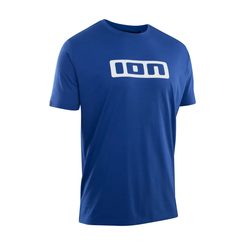 ION Bike Tee Logo SS DR Men Cobalt Reef