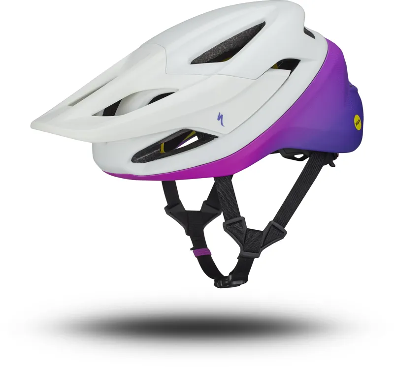 Specialized Camber Helmet in White Dune/Purple Orchid