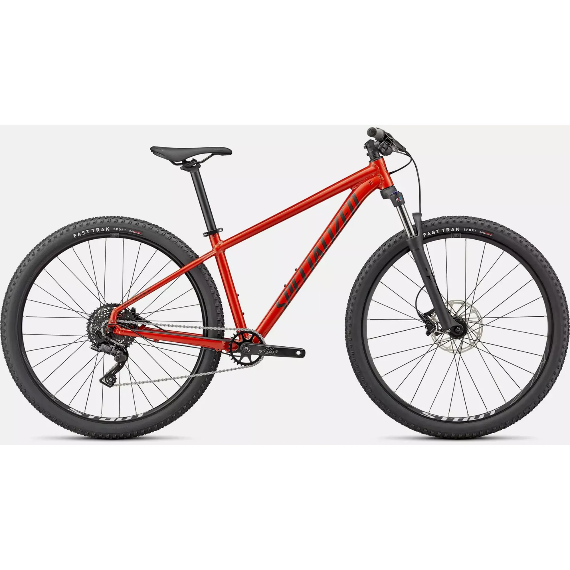 Specialized Rockhopper Comp 27.5 Hardtail Mountain Bike in Red