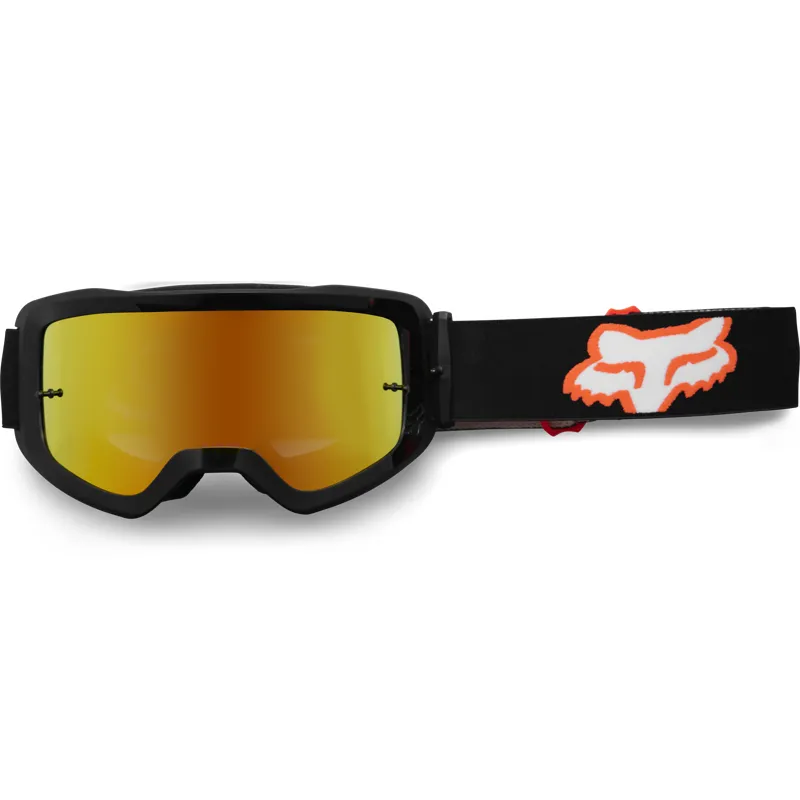 Fox Racing Main Stray Mirrored Goggles in Orange/White