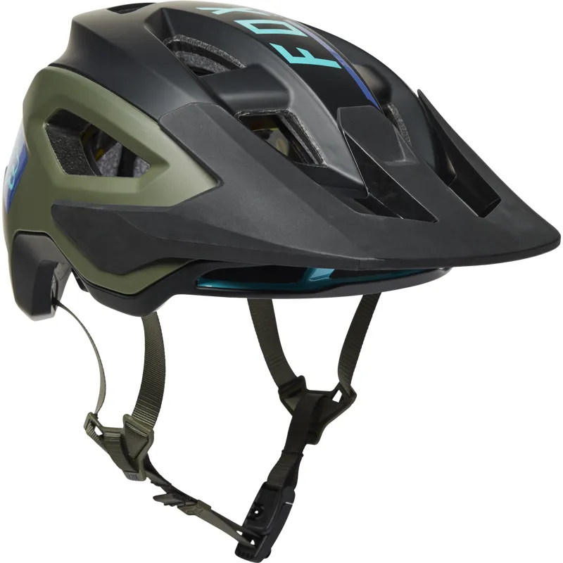 Fox Racing Speedframe Pro Blocked CE Helmet in Army